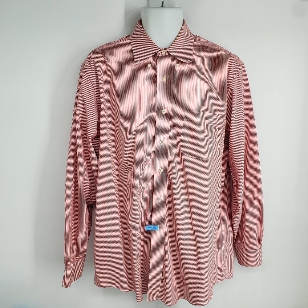 Brooks Brothers 346 Original Polo Striped Button Down Shirt Men Size 16.5 4/5 - Picture 9 of 9
